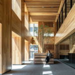 To 11-kondygnacyjny budynek biurowo-hotelowy o wysokości 44 m, będący pierwszym w Japonii wysokim budynkiem wykonanym w całości z drewna